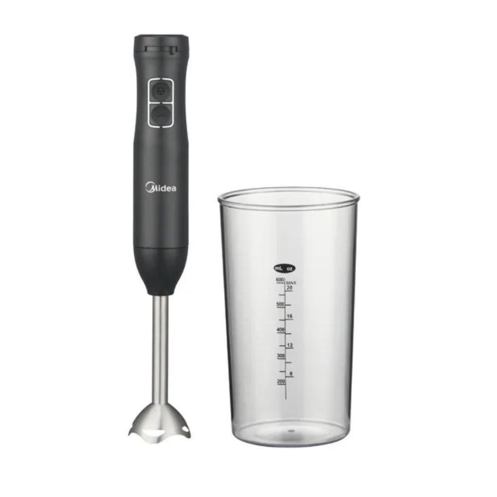 Licuadora de mano Midea 850W inox.